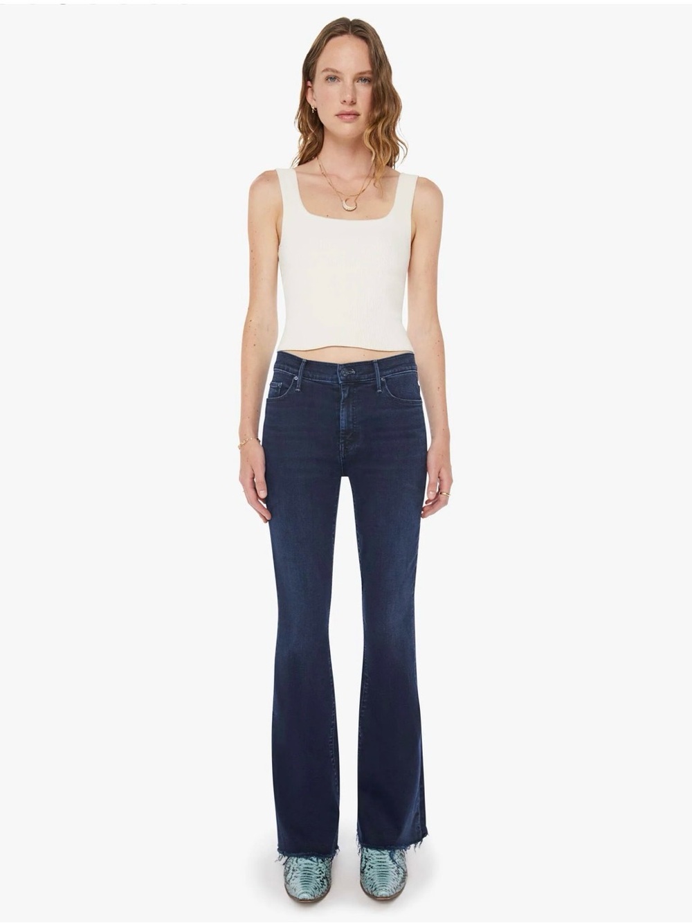 Mother The Weekender Fray Jeans Chip on My Shoulder